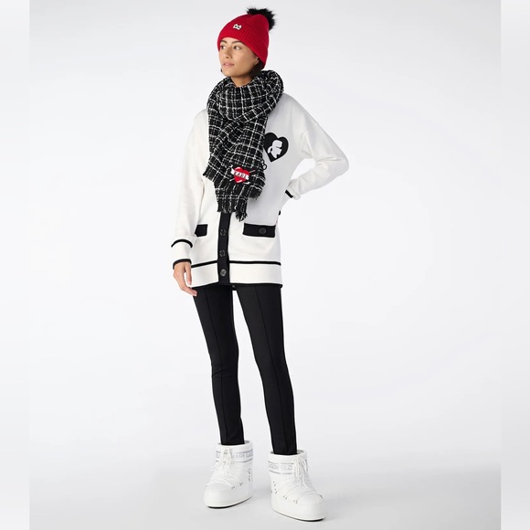 Karl Lagerfeld Paris Women’s LOGO PATCH CARDIGAN - Picture 6 of 7